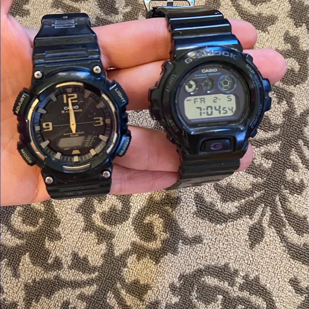 2 Casio G Shock Watches